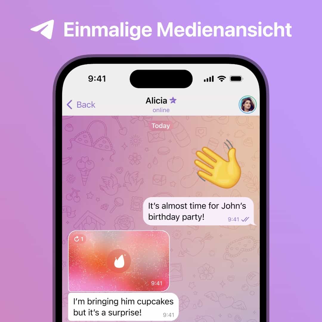 Stories in Kanälen, Einmalansicht für Medien und mehr