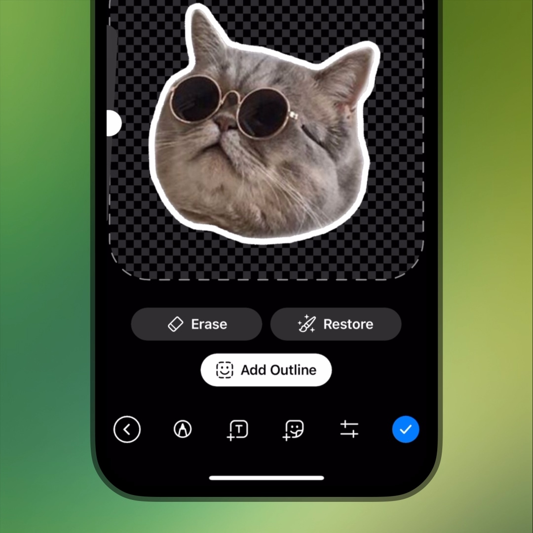 Editor de stickers: crea tus propios stickers