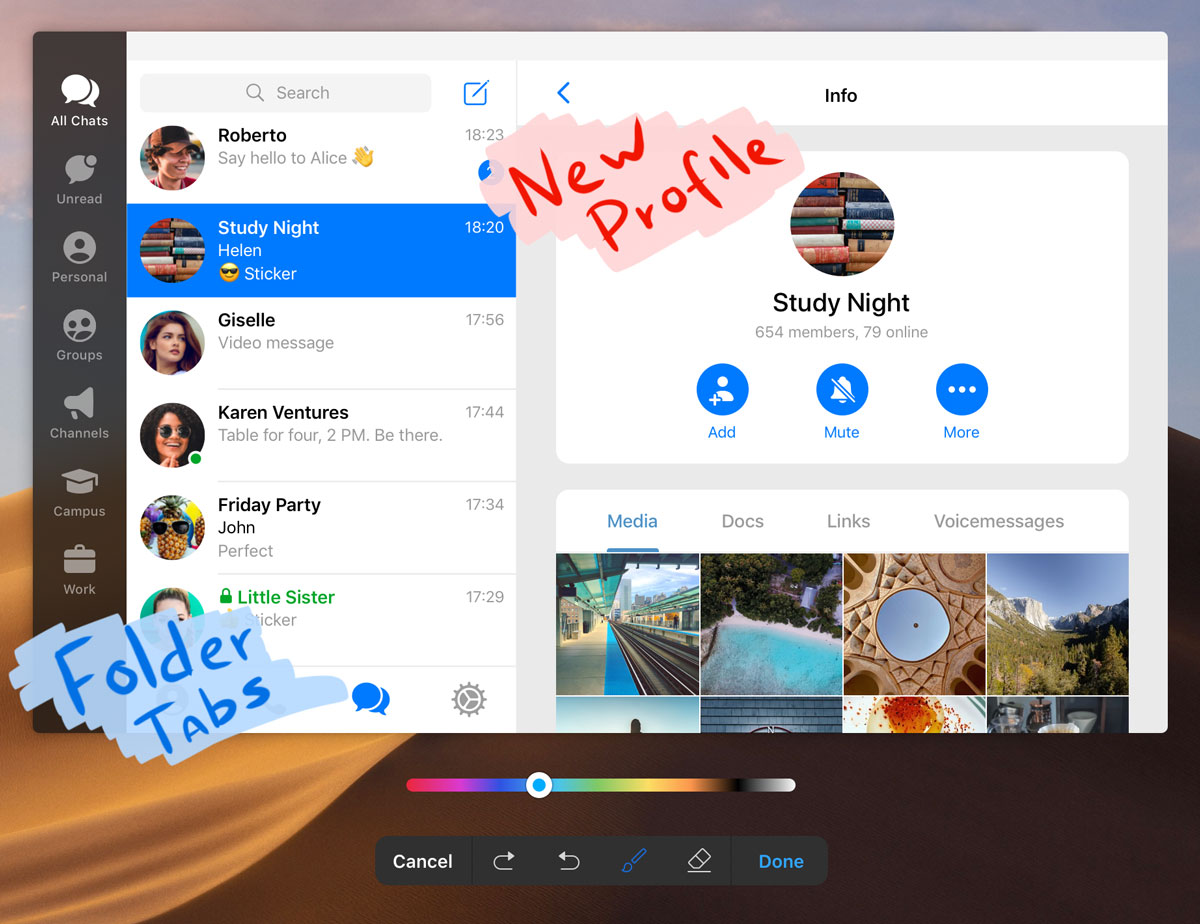 telegram macos panggilan video grup