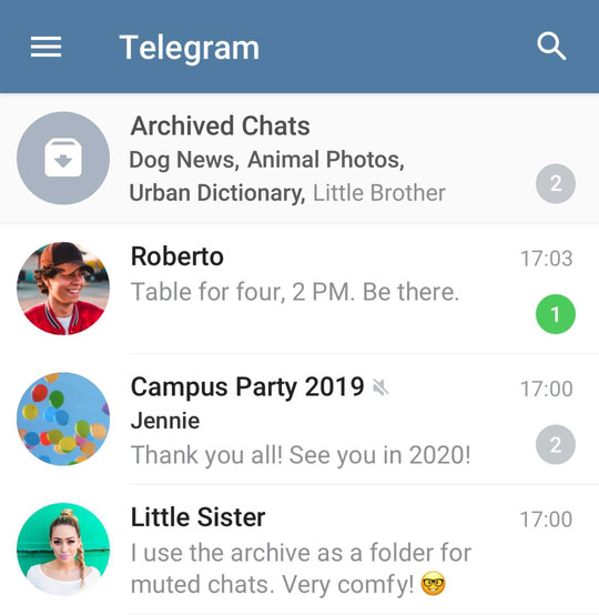Cara buat folder di telegram