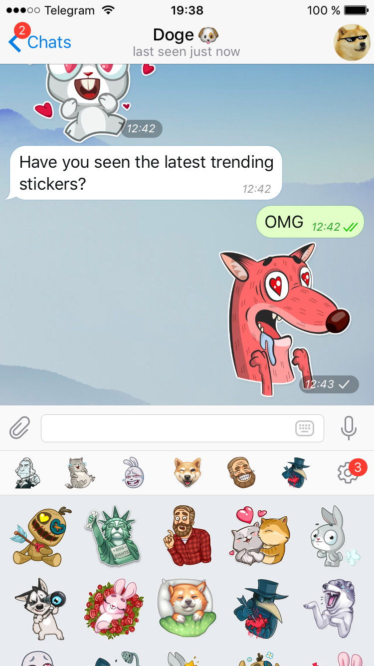 Trending Stickers, Storage and More