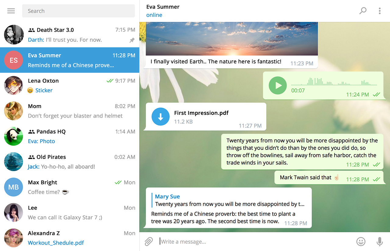 Telegram Desktop reaches version 1.0 – and it's BEAUTIFUL