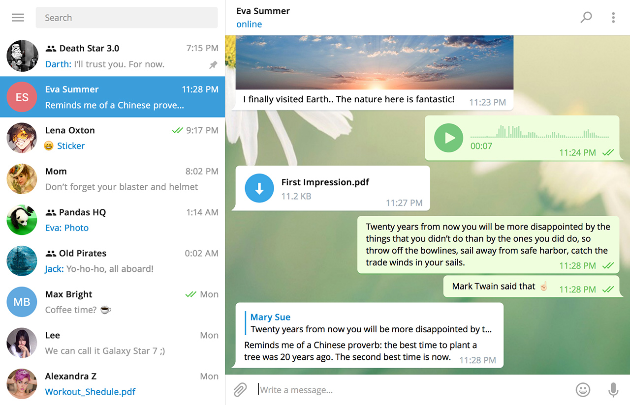 Telegram Desktop Reaches Version 1 0 And It s BEAUTIFUL