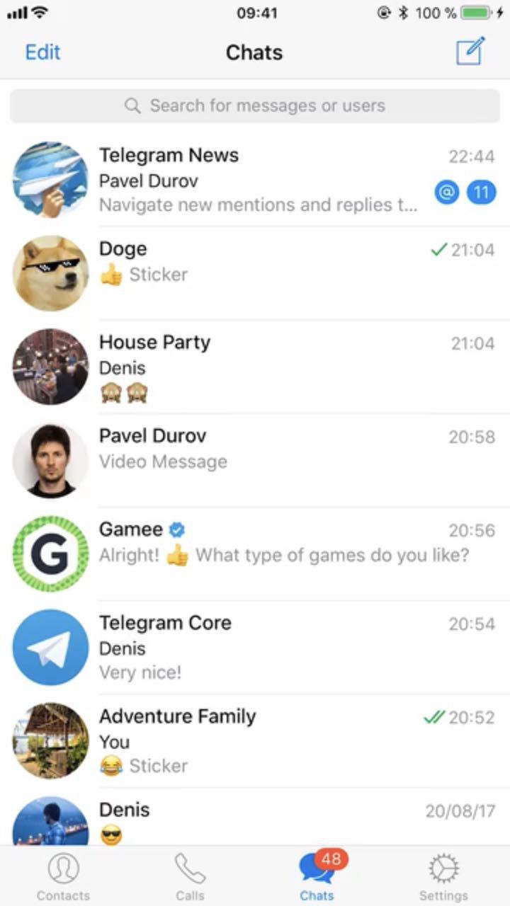 Group Chats on Telegram